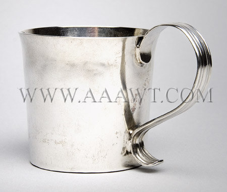 A Rare Childs' Handled Silver Cup
Thomas Milner
Circa 1720
Boston, entire view